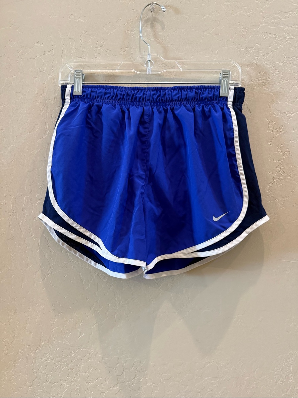 Nike Women's Royal Blue Athletic Shorts with White Trim #P220
